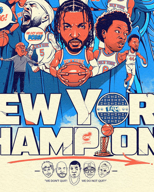 THE 2025-26' NY CHAMPIONS PRINT
