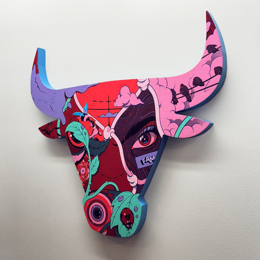 BULLSEYE PAINTED PANEL