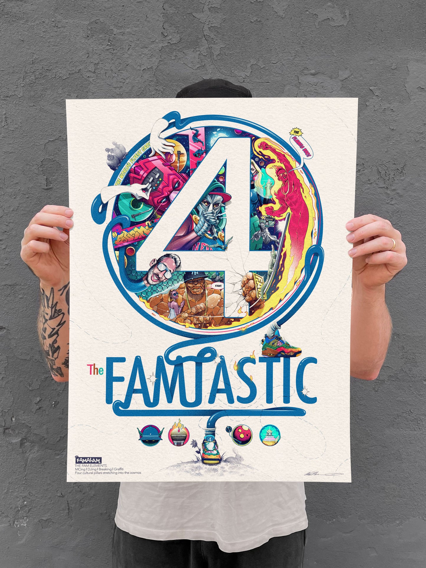 THE FAMTASTIC 4 PRINT