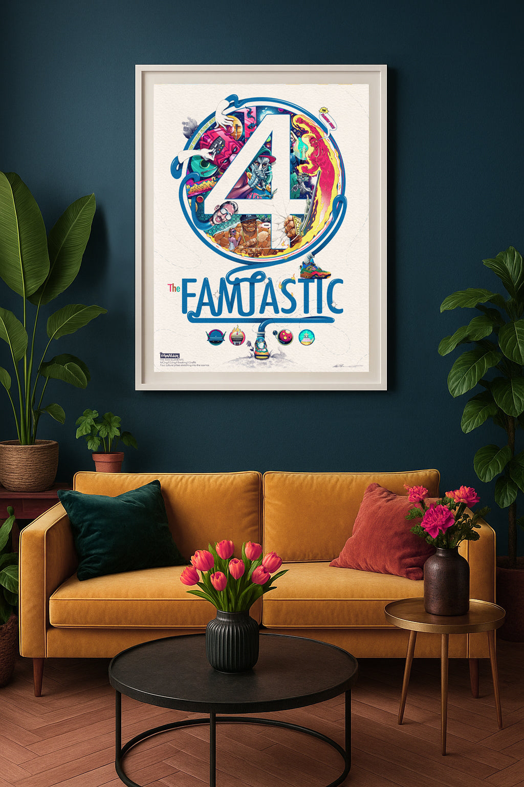 THE FAMTASTIC 4 PRINT