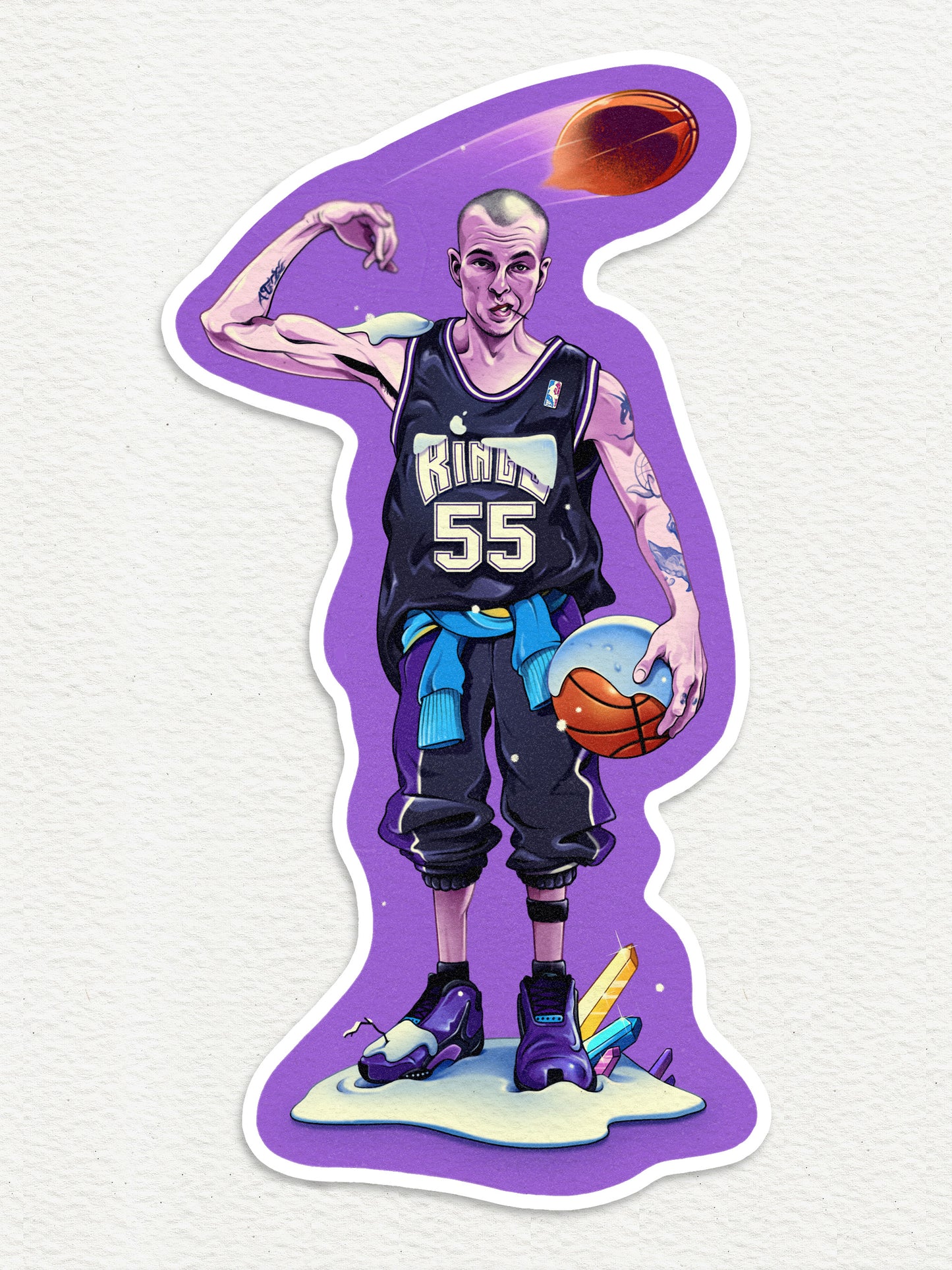 FAM KICKS J DUBB STICKER