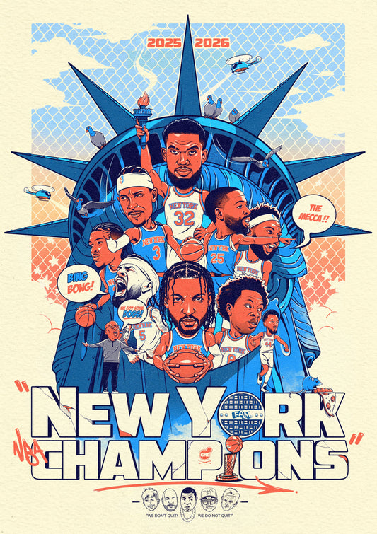 THE 2025-26' NY CHAMPIONS PRINT
