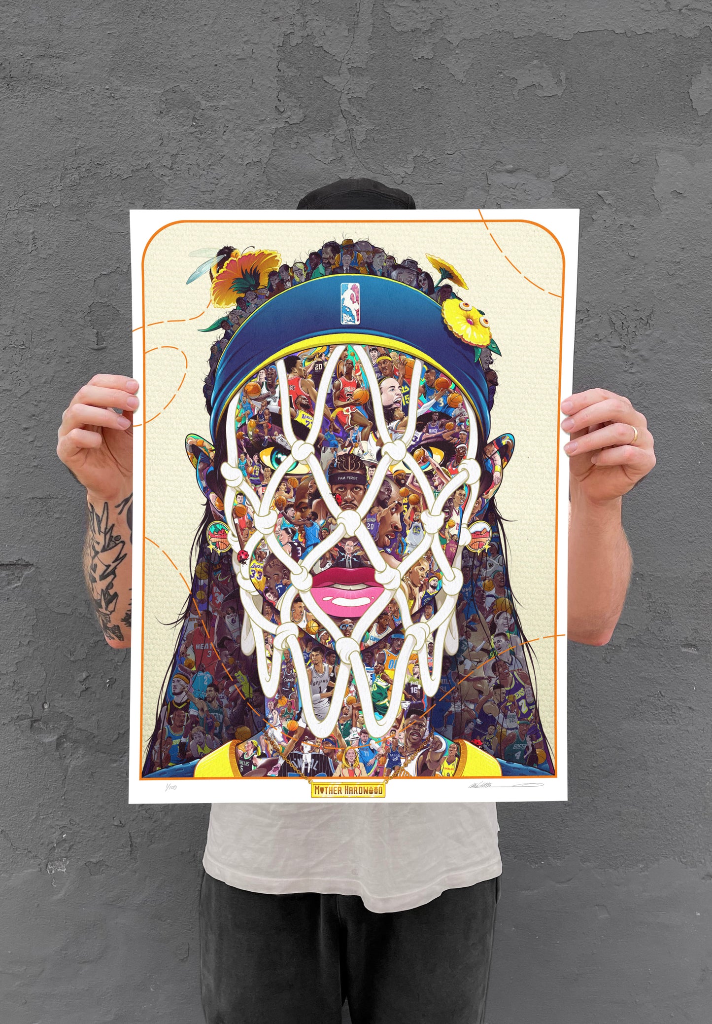 THE MOTHER HARDWOOD PRINT