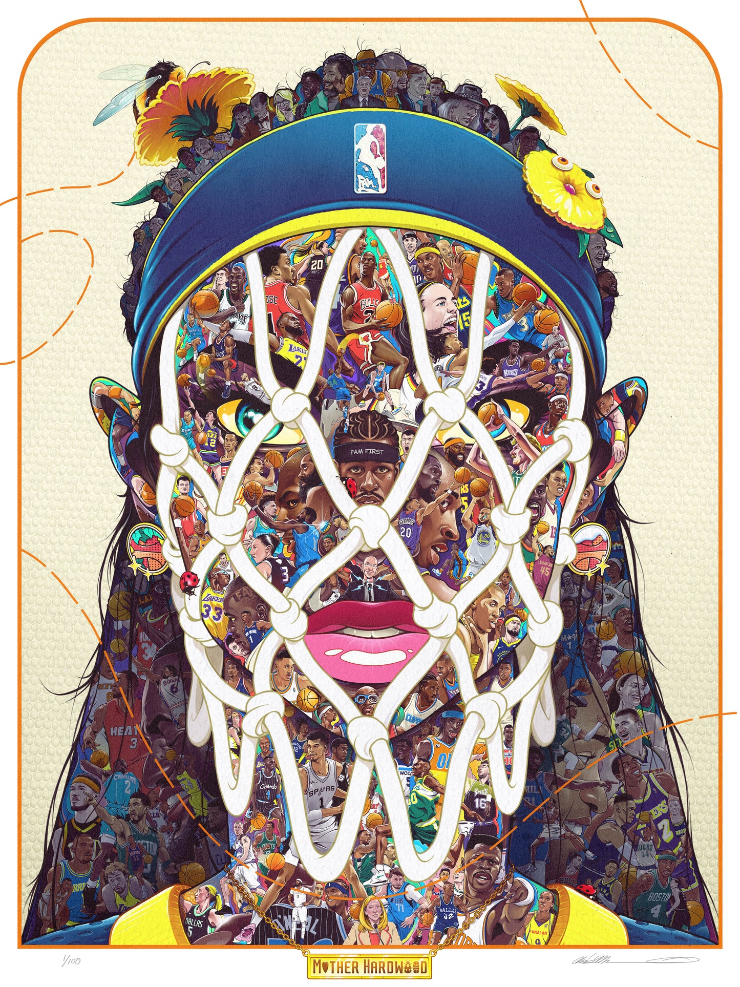 THE MOTHER HARDWOOD PRINT