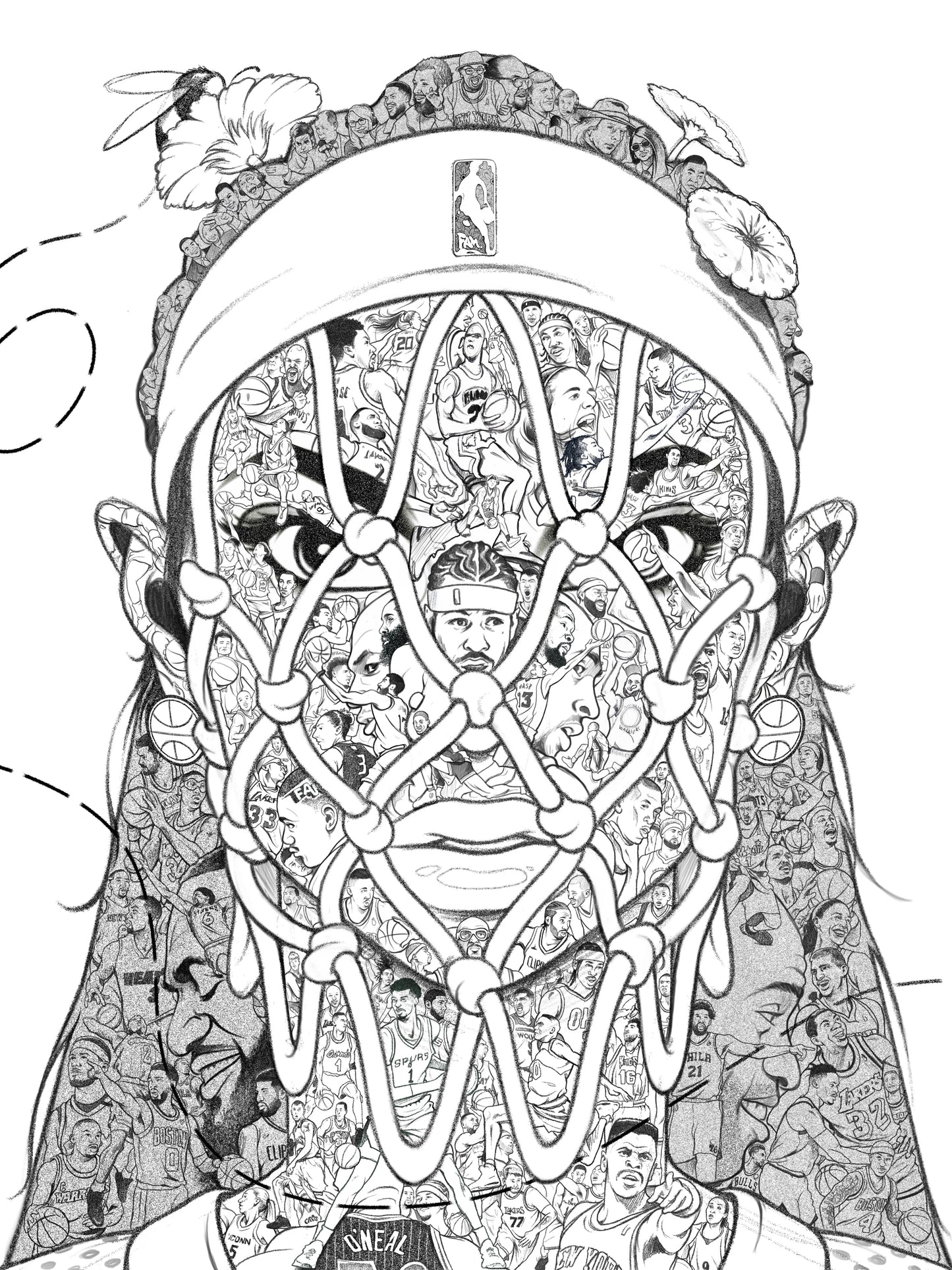 MOTHER HARDWOOD #1 SKETCH