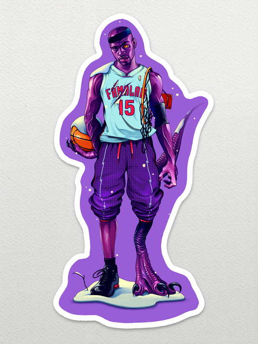 FAM KICKS 1/2 MAN 1/2 AMAZING STICKER