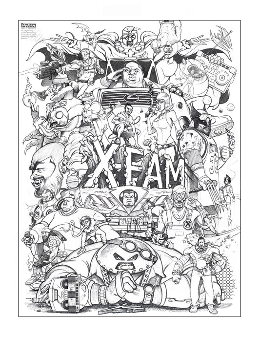 THE X-FAM ORIGINAL SKETCH
