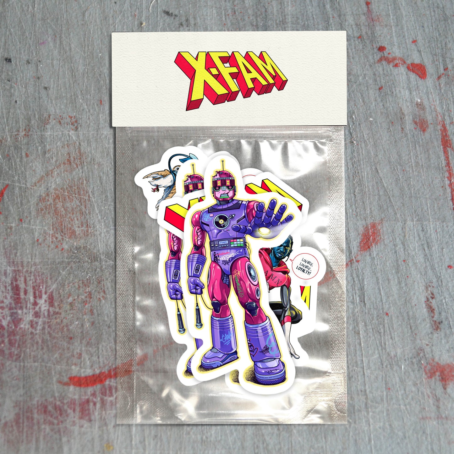 THE X-FAM STICKER PACK