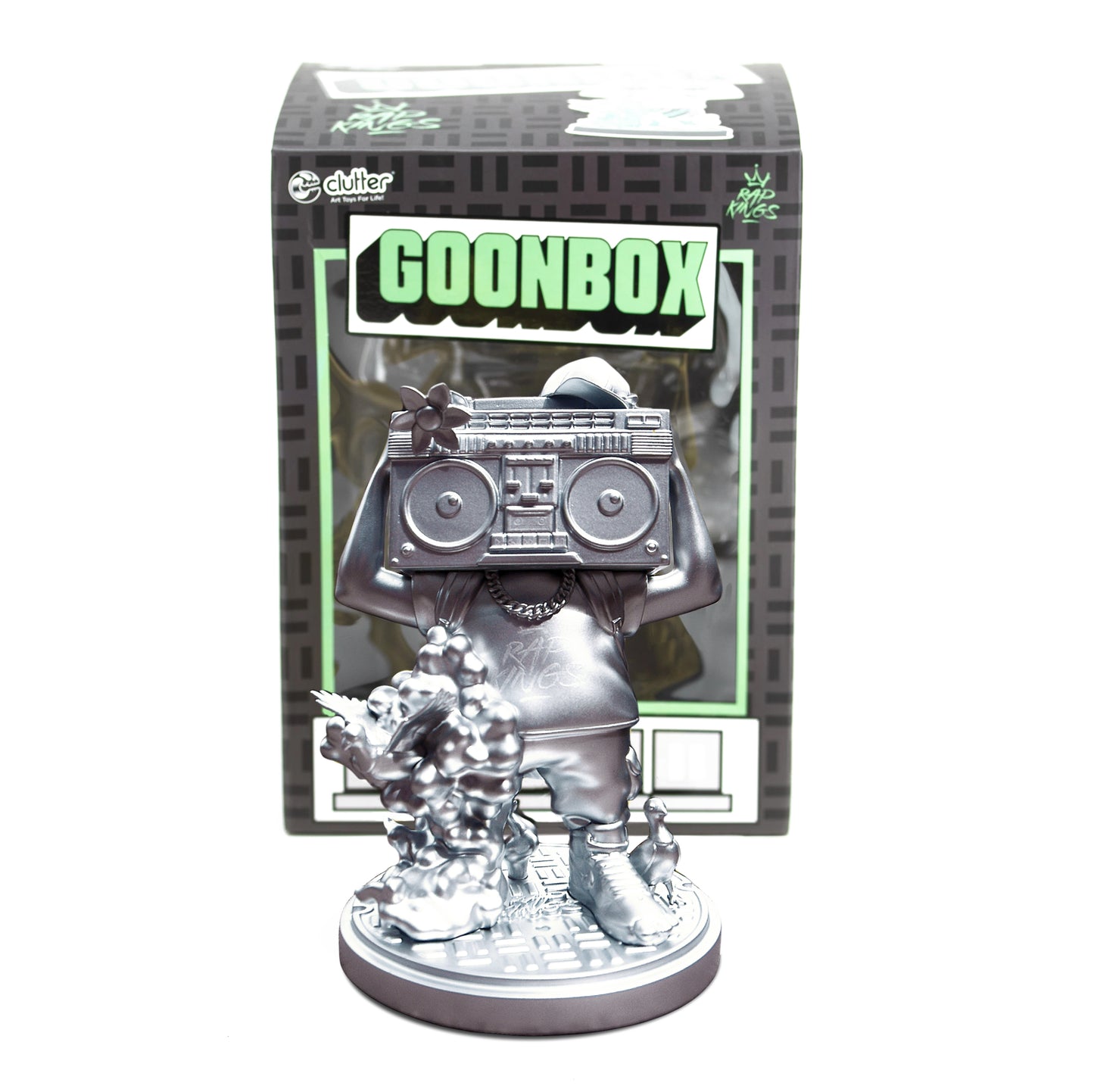 GOONY 7" VINYL TOY (SILVER)