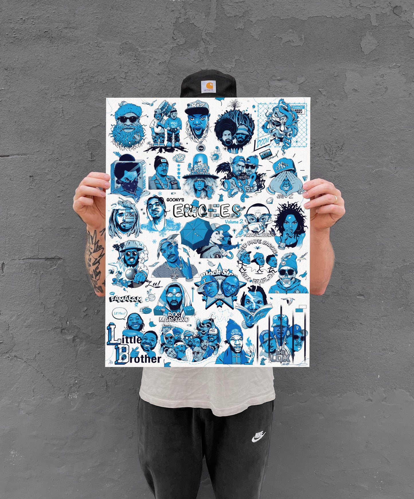 GOONY'S TOP 50 EMCEES V2 PRINT