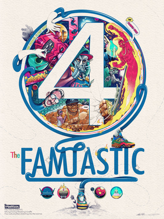 THE FAMTASTIC 4 PRINT