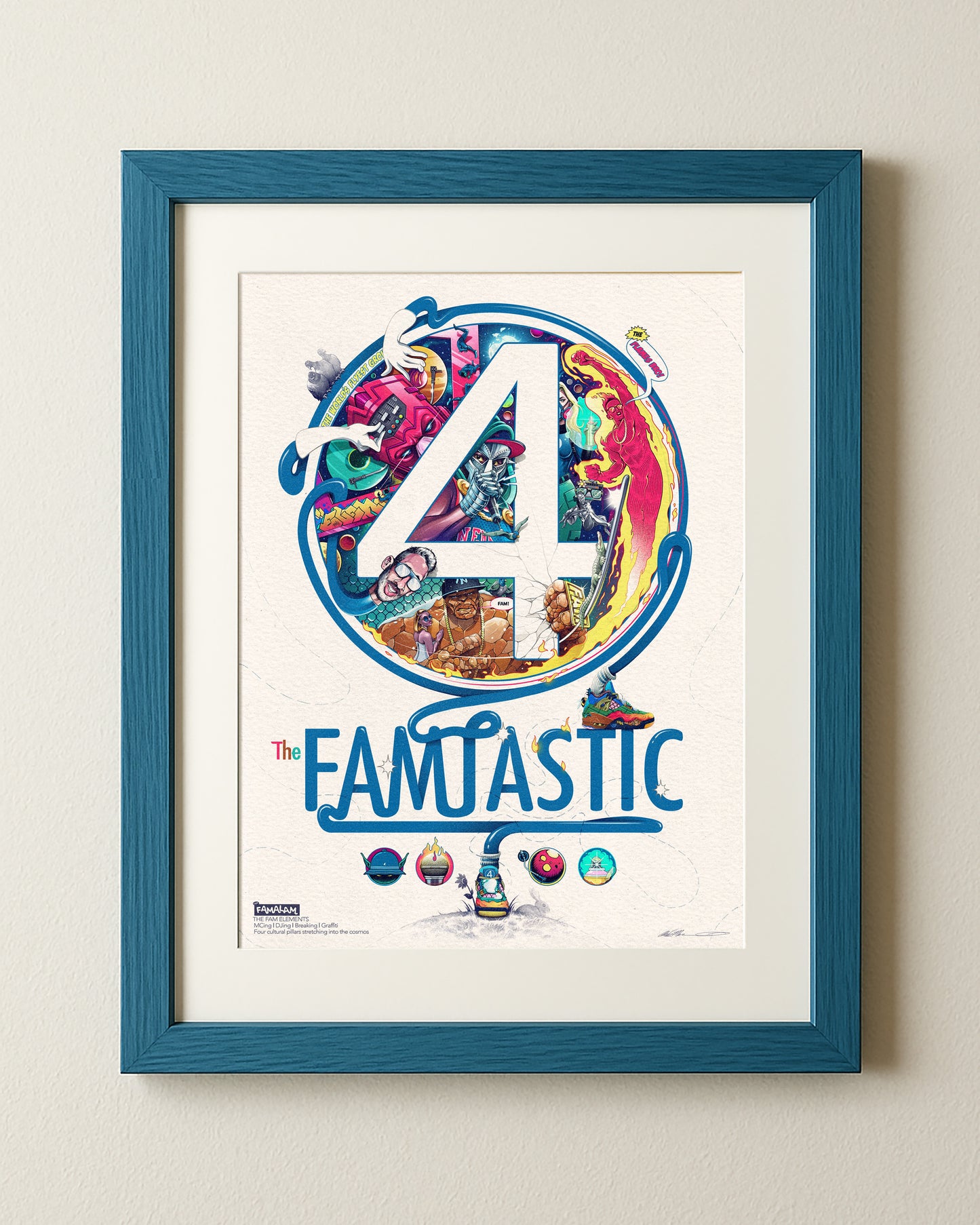 THE FAMTASTIC 4 PRINT