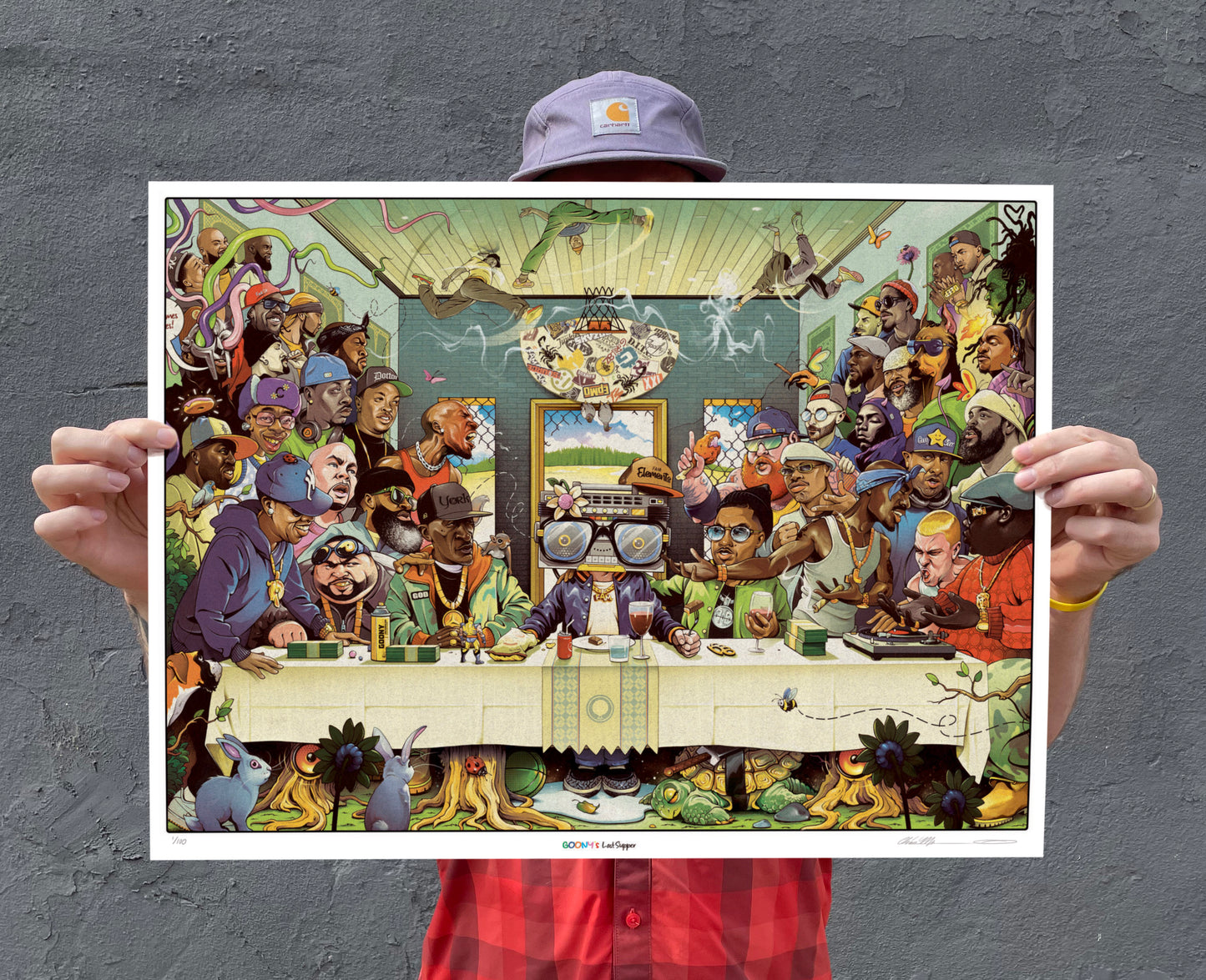 GOONY'S LAST SUPPER PRINT