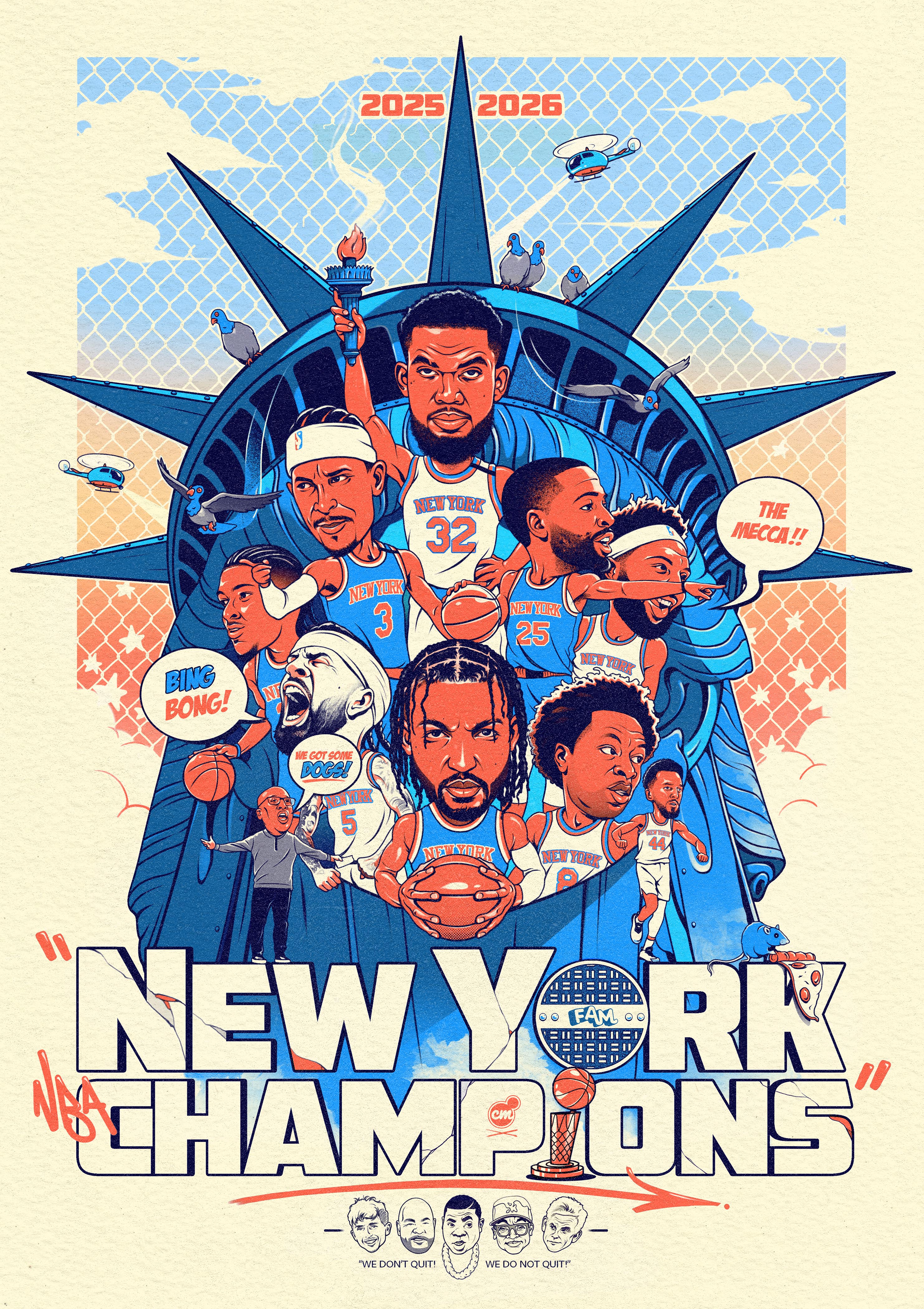 THE 2025-26' NY CHAMPIONS PRINT – FAMALAM SHOP