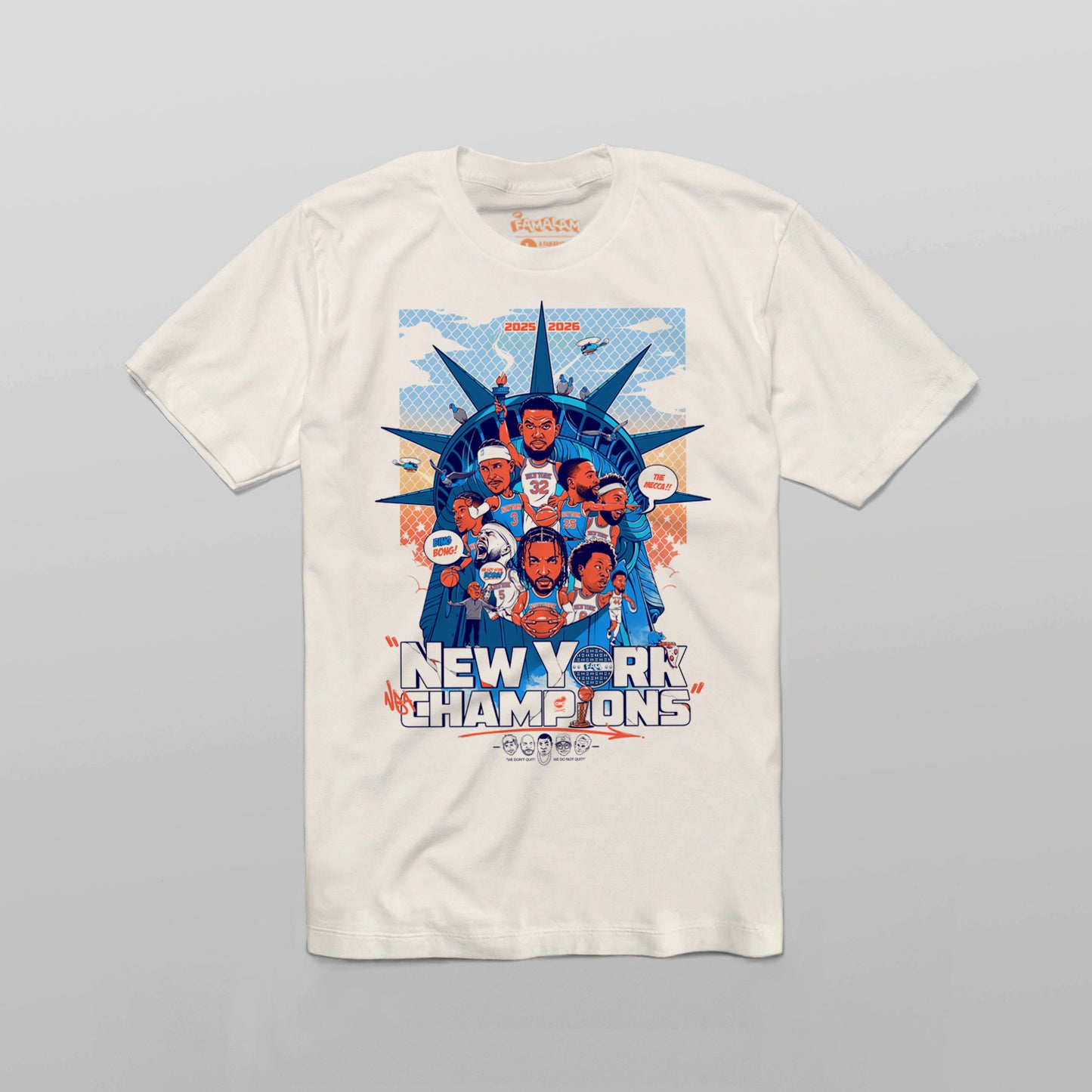 THE 2025-26' NY CHAMPIONS T-SHIRTS