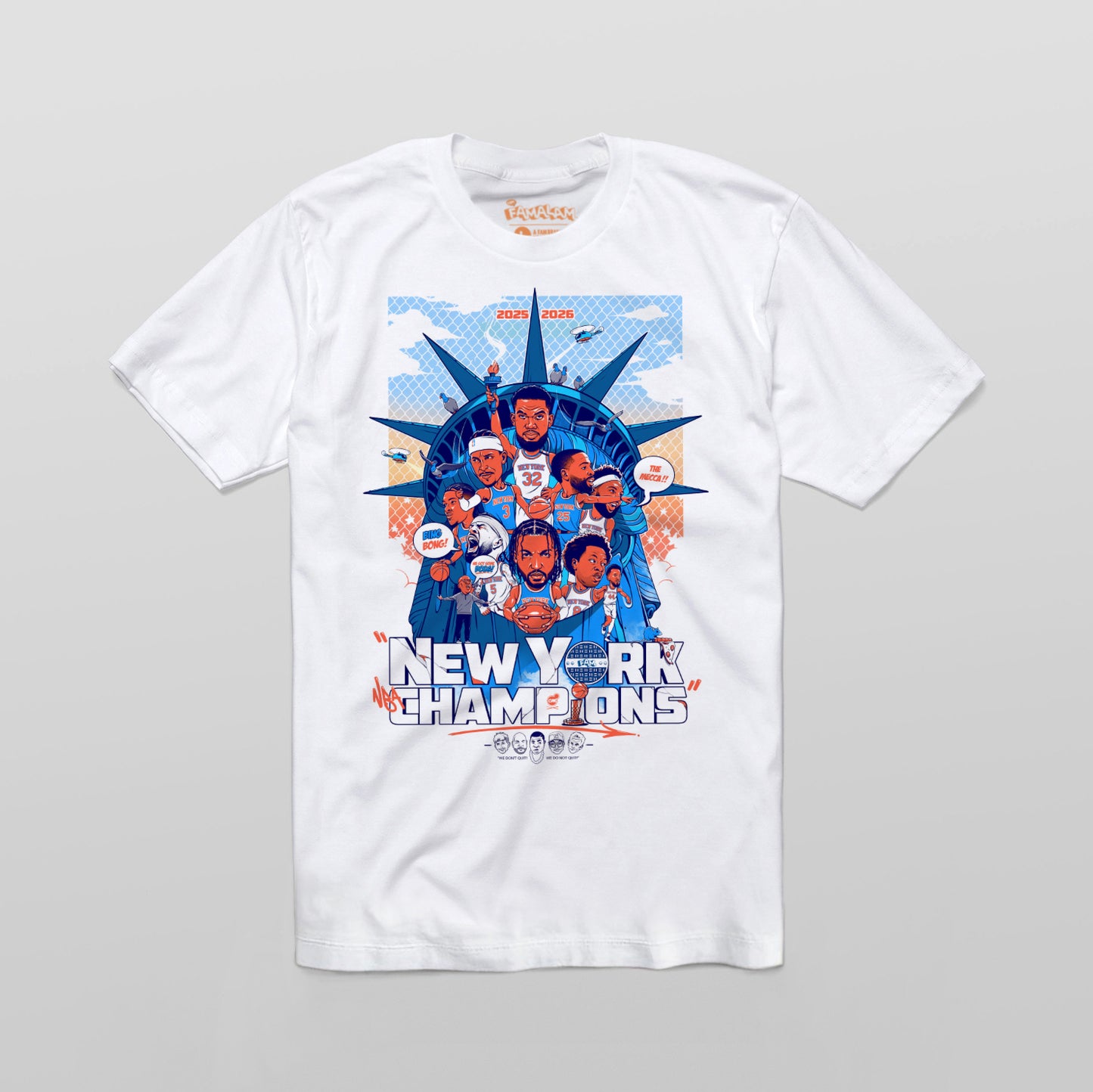THE 2025-26' NY CHAMPIONS T-SHIRTS