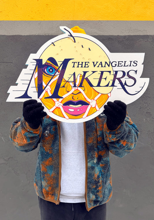 THE VANGELIS MAKERS LOGO PANEL