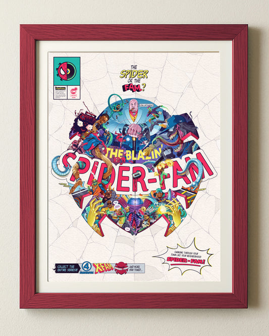 THE BLAZIN' SPIDER-FAM PRINT