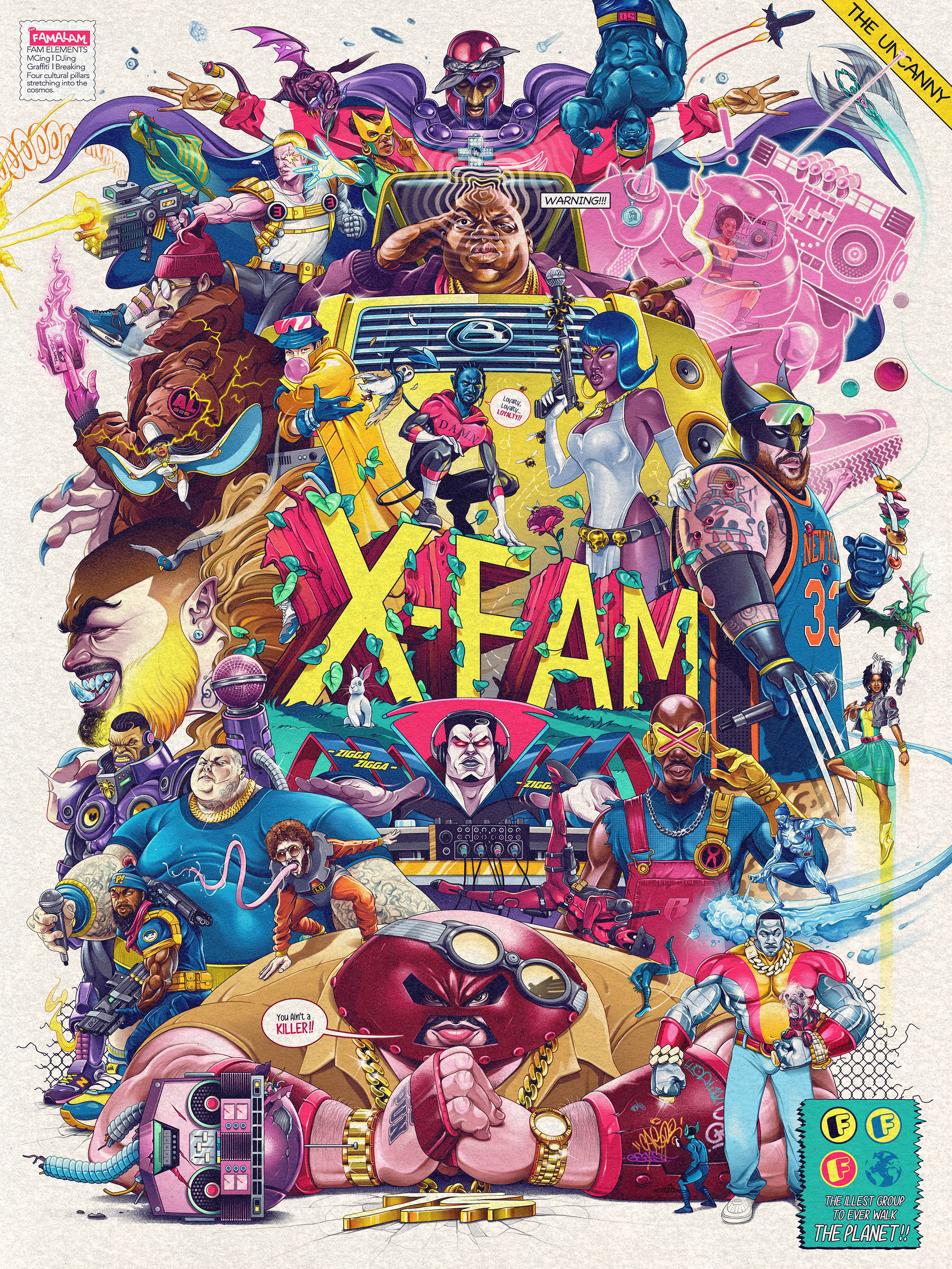 THE X-FAM PRINT – FAMALAM SHOP