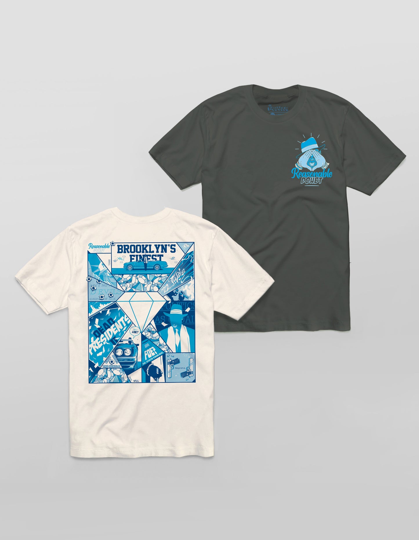 REASONABLE DOUBT T-SHIRTS + PRINT